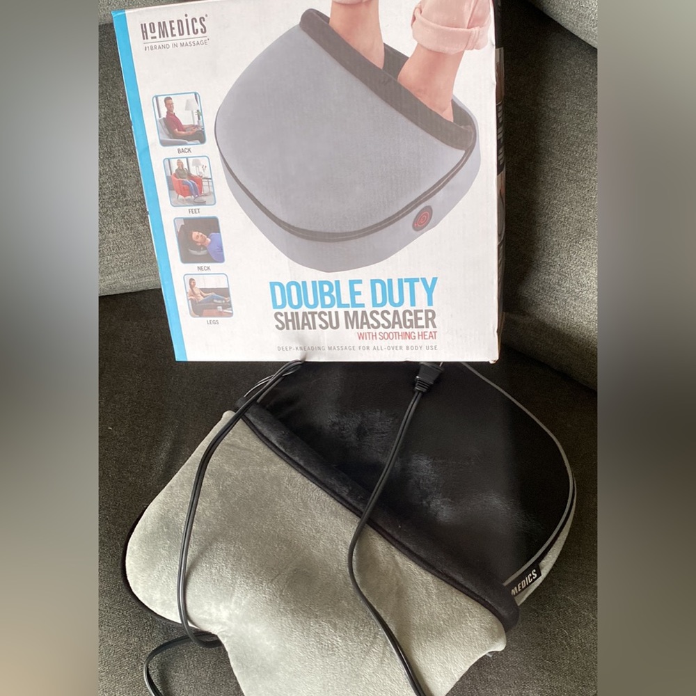 Homedics Shiatsu Double Massager Used Twice *